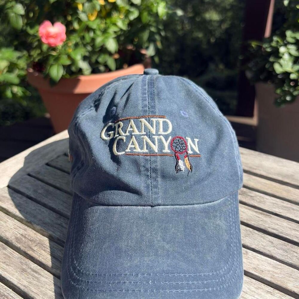 2001 Vintage Faded Blue Grand Canyon Hat - Picture 2 of 8